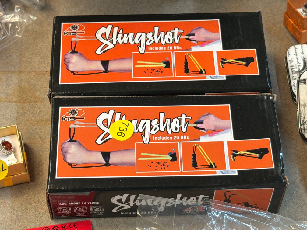 (2) SLINGSHOTS