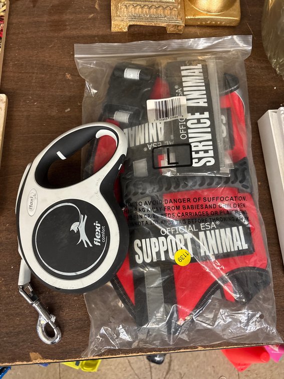 SERVICE DOG HARNESS & LEASH