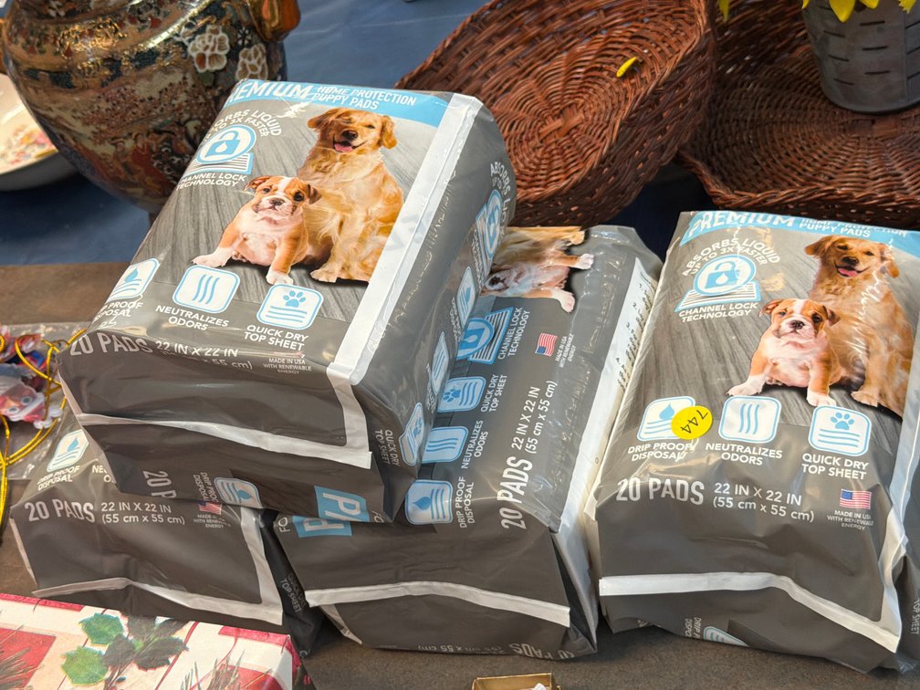 (4) PACKS OF PUPPY PADS