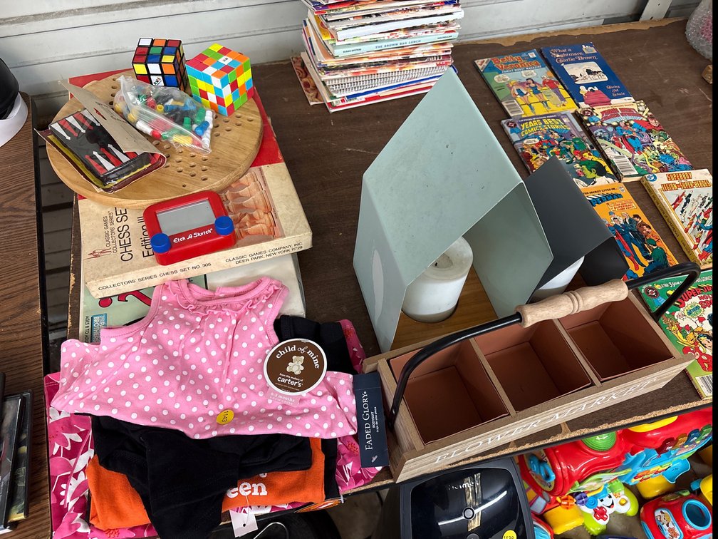 DECOR, CHILDREN’S CLOTHES, & BOARD GAMES