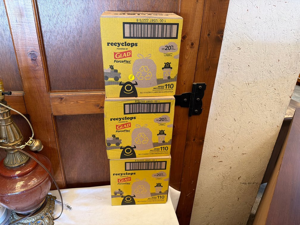 (3) BOXES OF GLAD FORCE FLEX 13 GAL BAGS