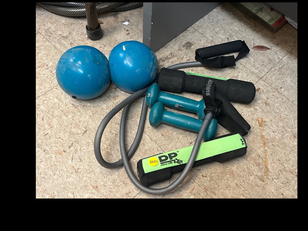 LOT OF FITNESS ITEMS