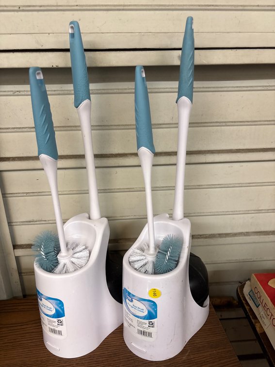2 BOWL BRUSH & PLUNGER CADDIES