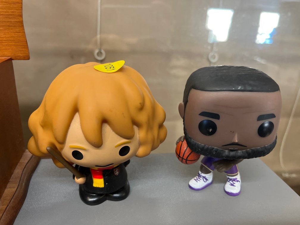 FUNKO POP LEBRON JAMES AND DG HARMIONNE