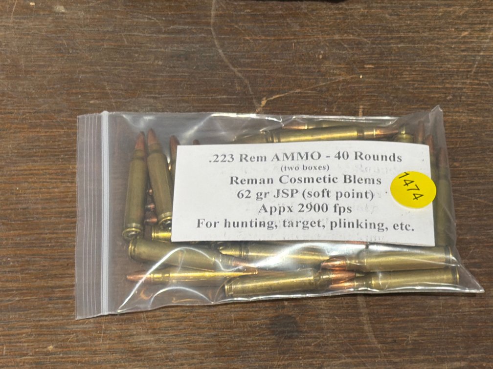 40 ROUNDS OF 223 REM AMMO