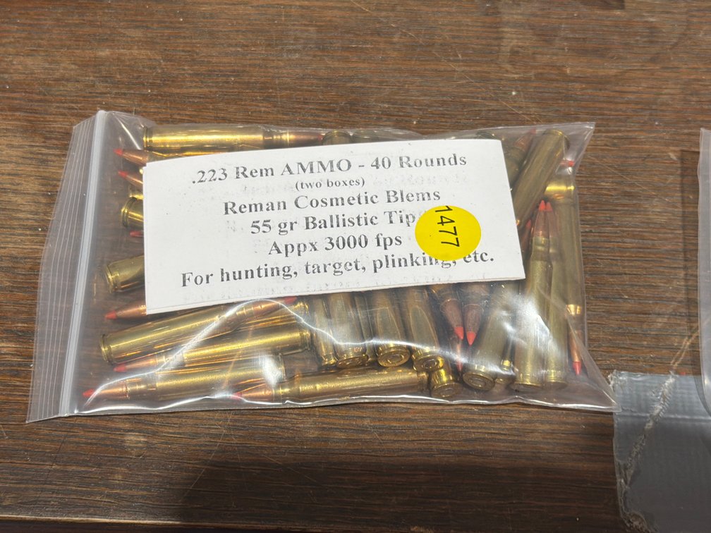 40 ROUNDS OF 223 REM AMMO