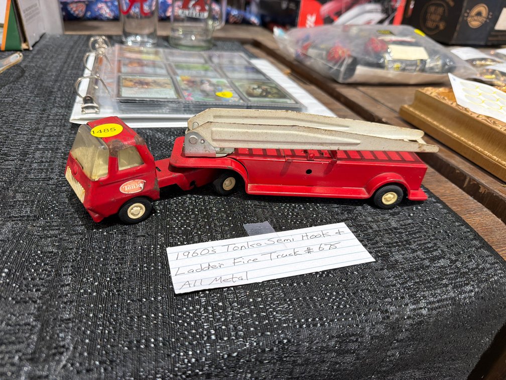 1960 TONKA SEMI HOOK &LADEER FIRE TRUCK