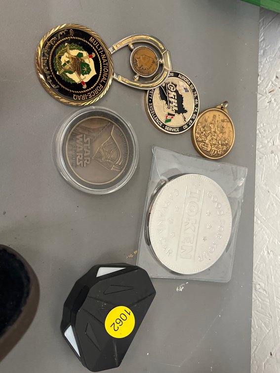 VARIOUS TOKENS AND EARBUDS