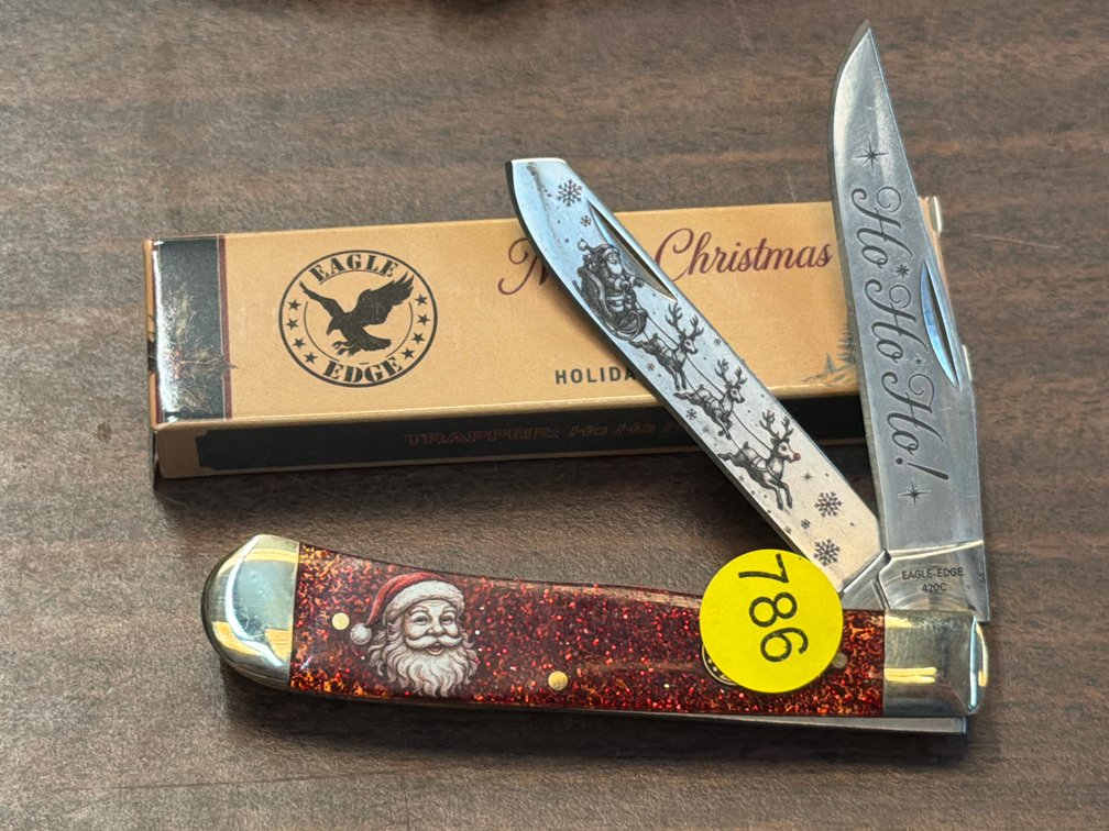 CHRISTMAS EAGLE EDGE KNIFE