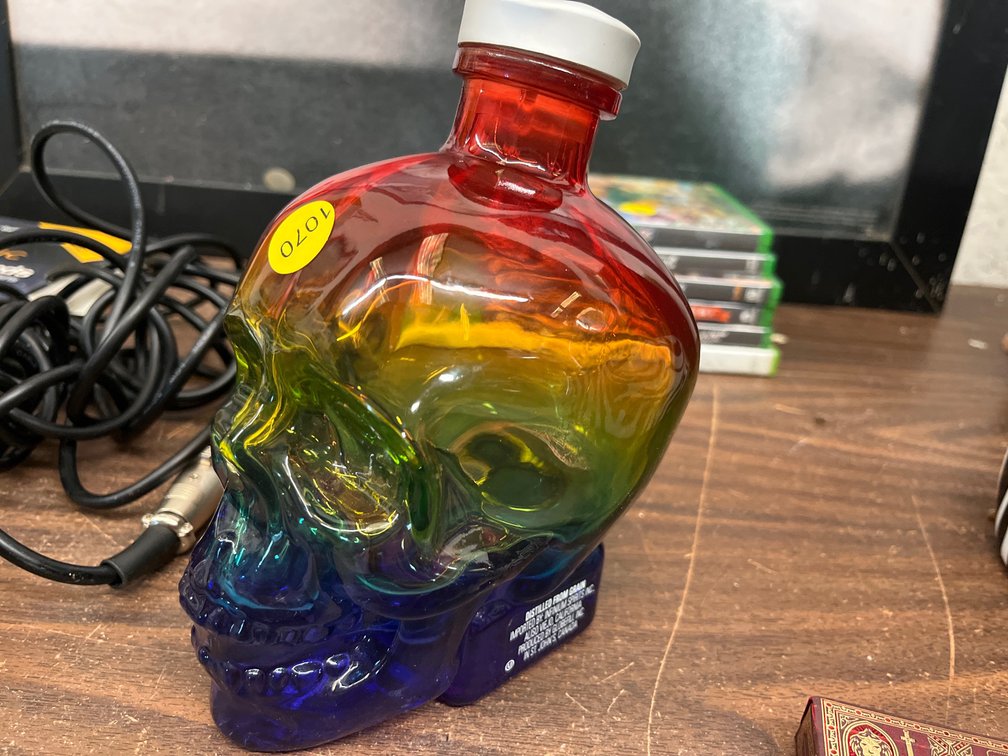 RAINBOW SKULL DECANTER