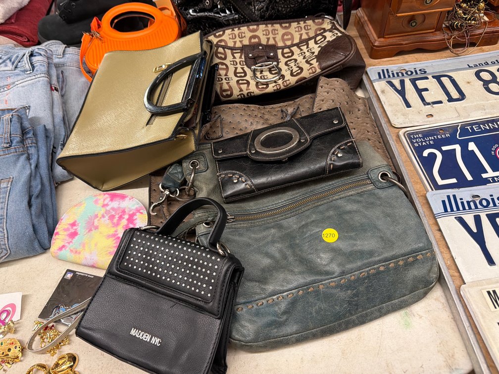 VARIOUS PURSES, BAGS, WALLETS