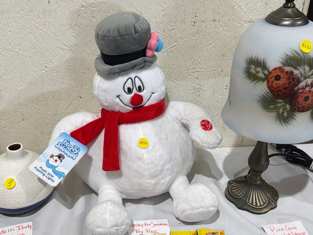 FROSTY THE SNOWMAN STUFFED FIGURE