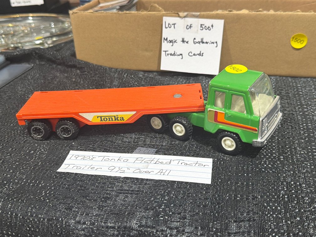 1970S TONKA FLATBED TRACTOR TRAILER