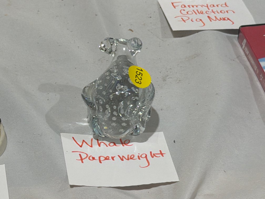WHALE PAPERWEIGHT