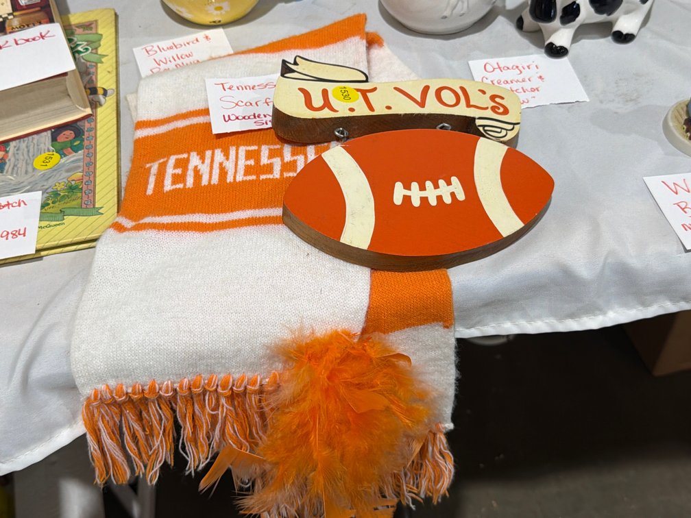 TN SCARF & WOODEN SIGN