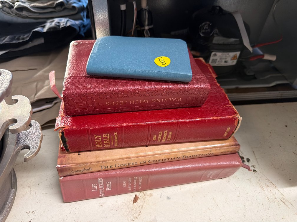 VARIOUS BIBLES, RELIGIOUS BOOKS