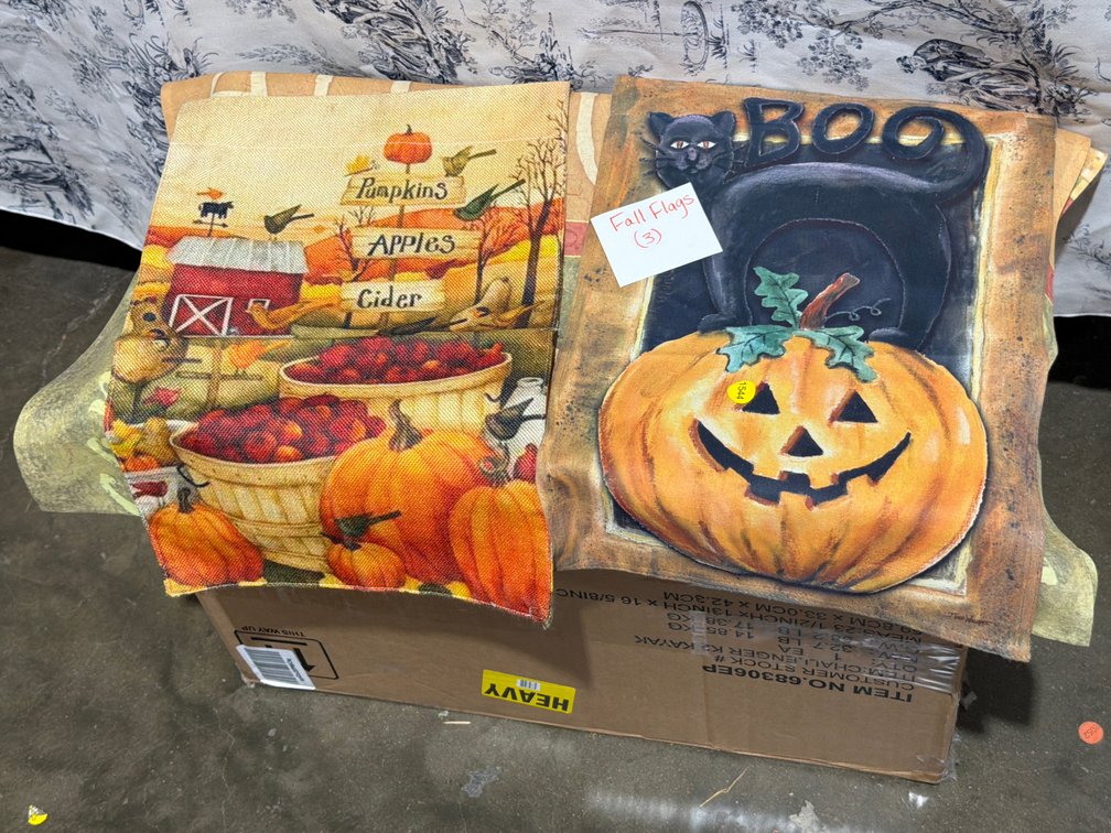 LOT OF FALL FLAGS