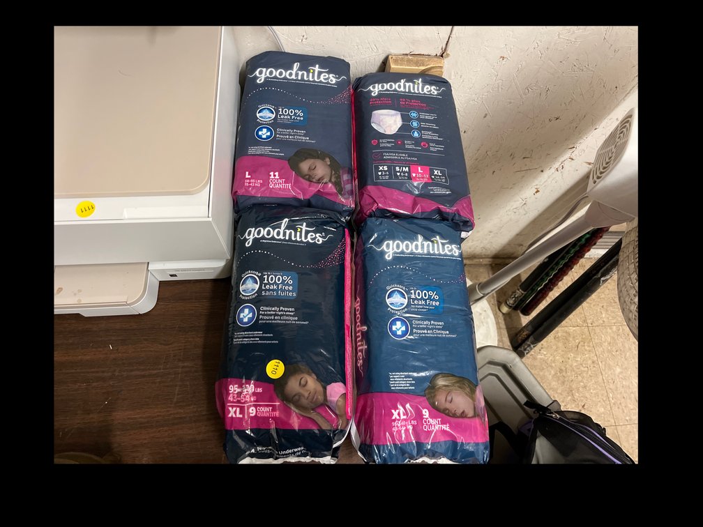 4 PACKS GOODNITES UNDERWEAR