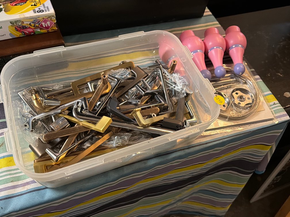 DRAWER HANDLES, FURNITURE LEGS, ETC.
