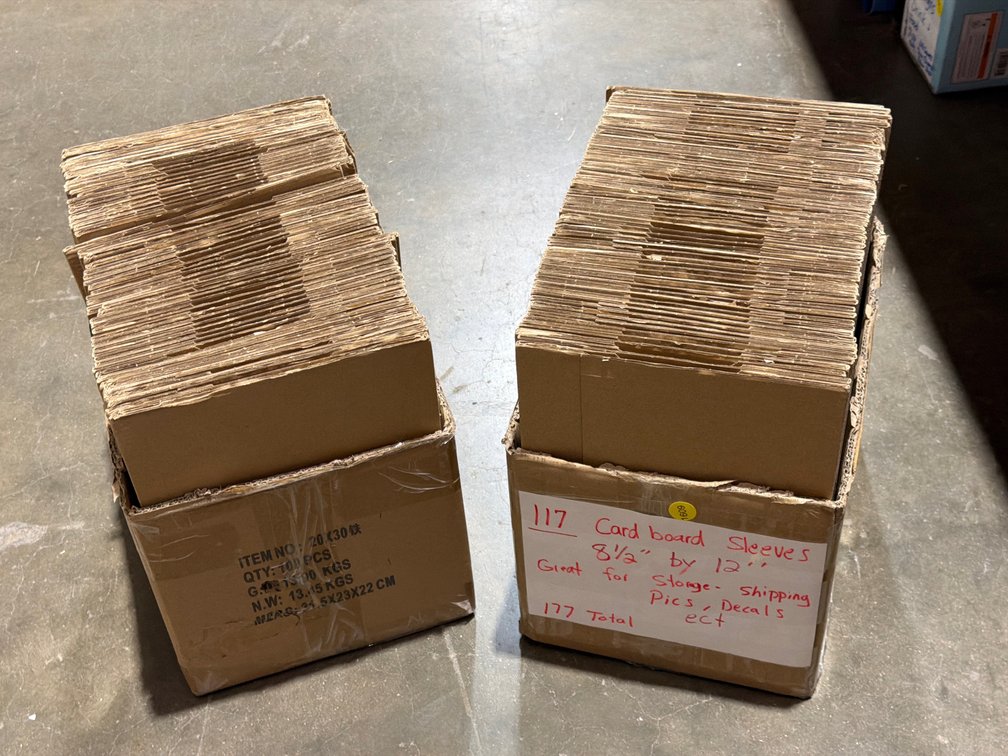 117 CARDBOARD SLEEVES