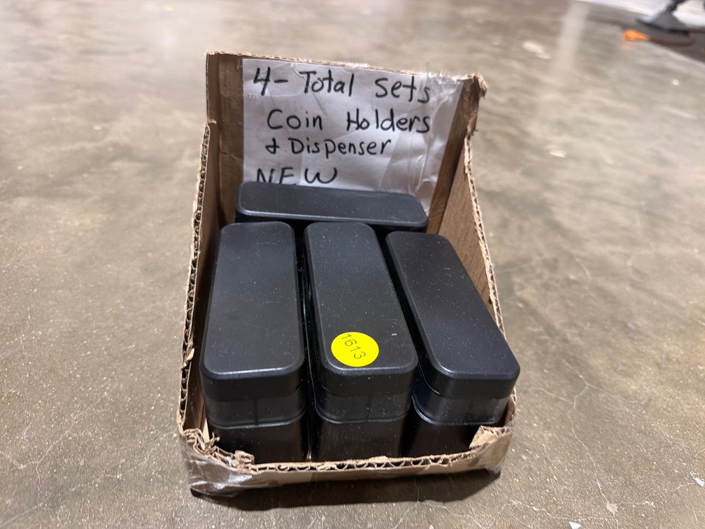 4 COIN HOLDERS / DISPENSERS