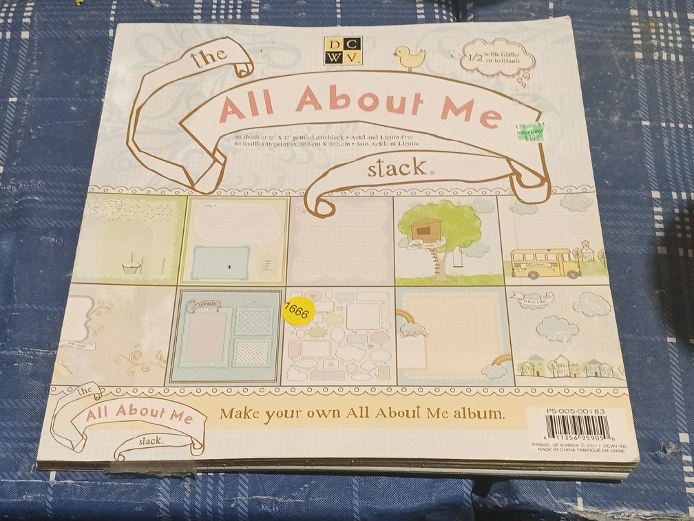 THE ALL ABOUT ME STACK BOOK