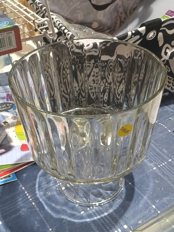 GLASS DEEP DISH