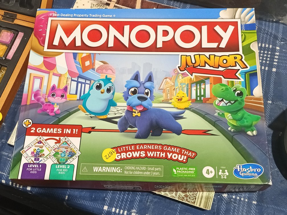 MONOPOLY JUNIOR BOARD GAME