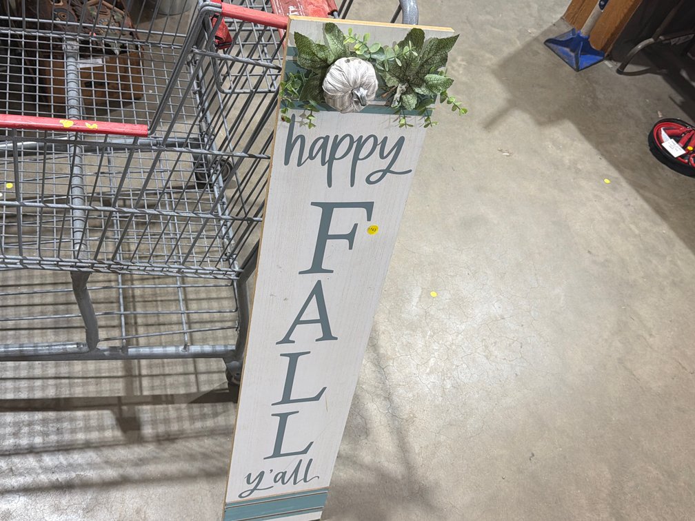 HAPPY FALL YALL SIGN 46”