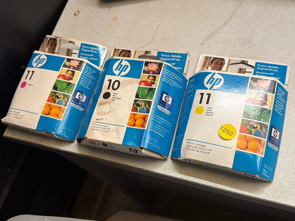(3) HP PRINTER CARTRIDGES
