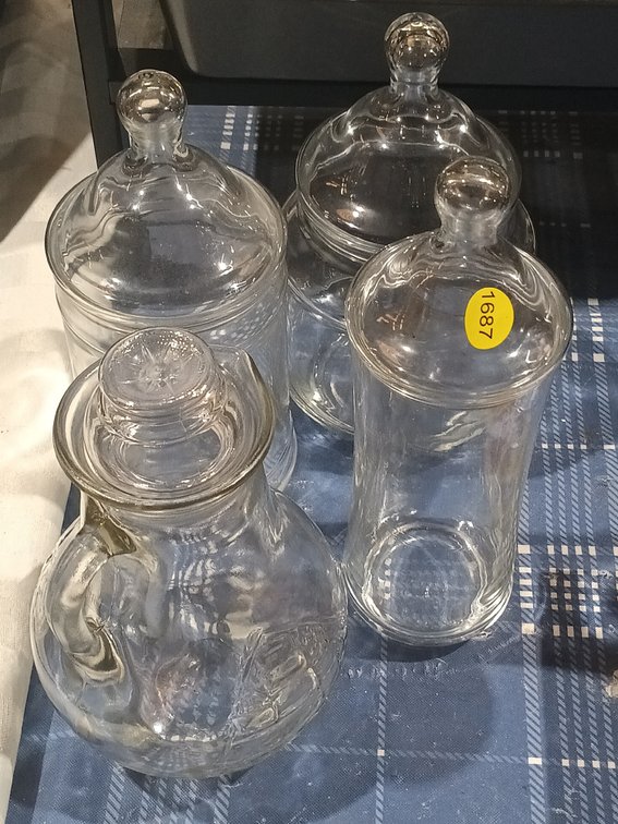 (4) GLASS DISHES