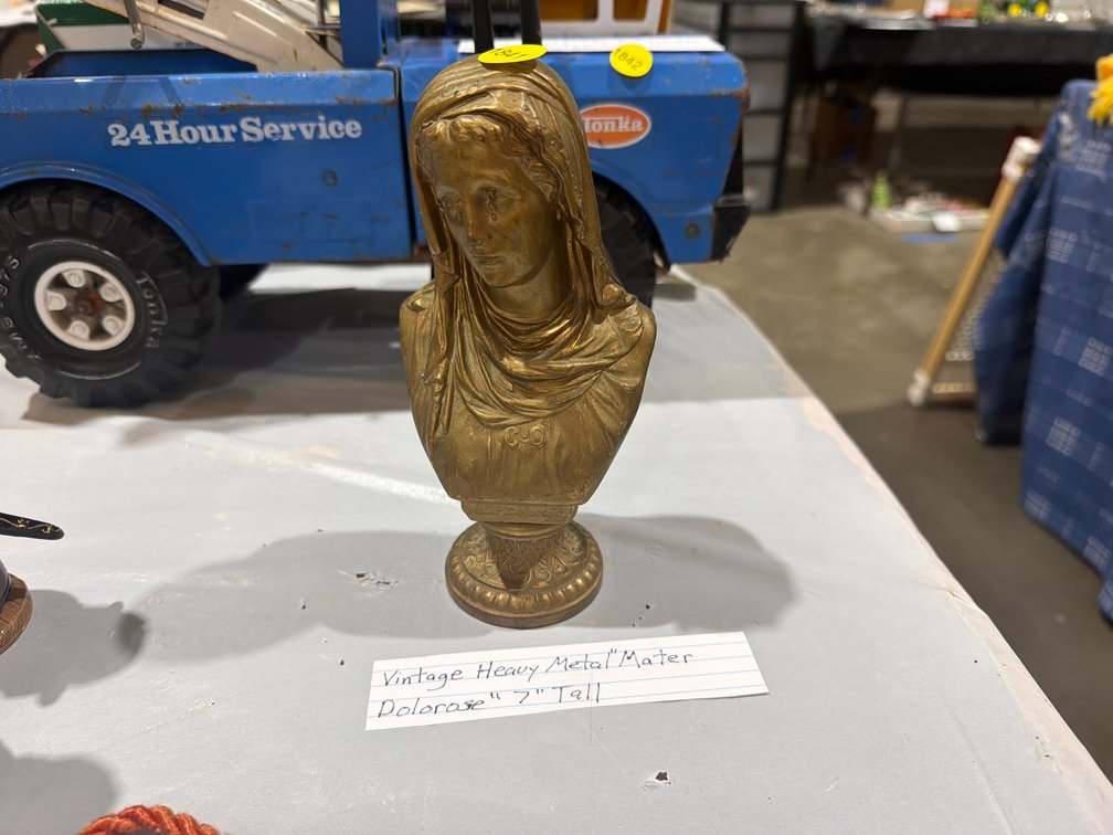 VINTAGE HEAVY METAL “MATER DOLOROSE” 7” STATUE