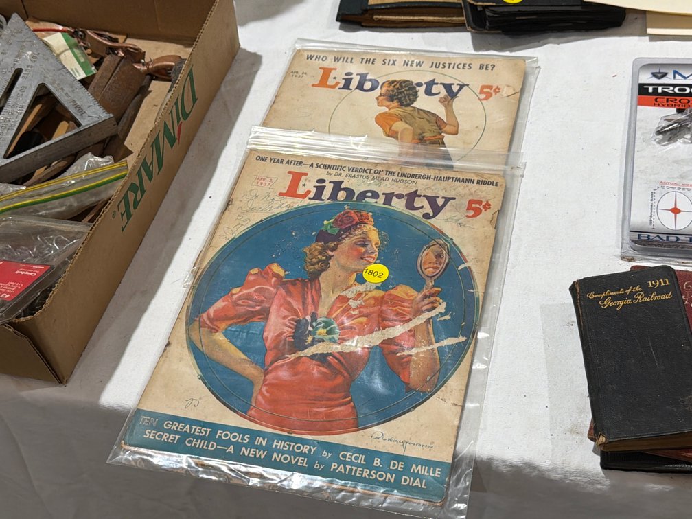 (2) LIBERTY MAGAZINES