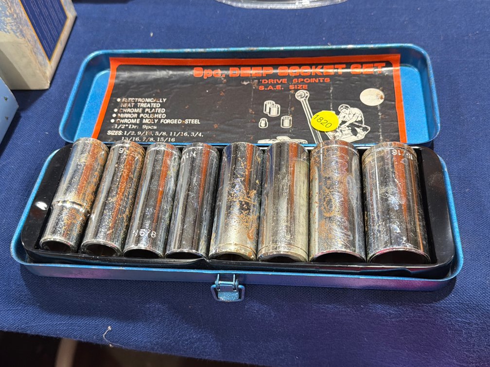 8 PC DEEP SOCKET SET