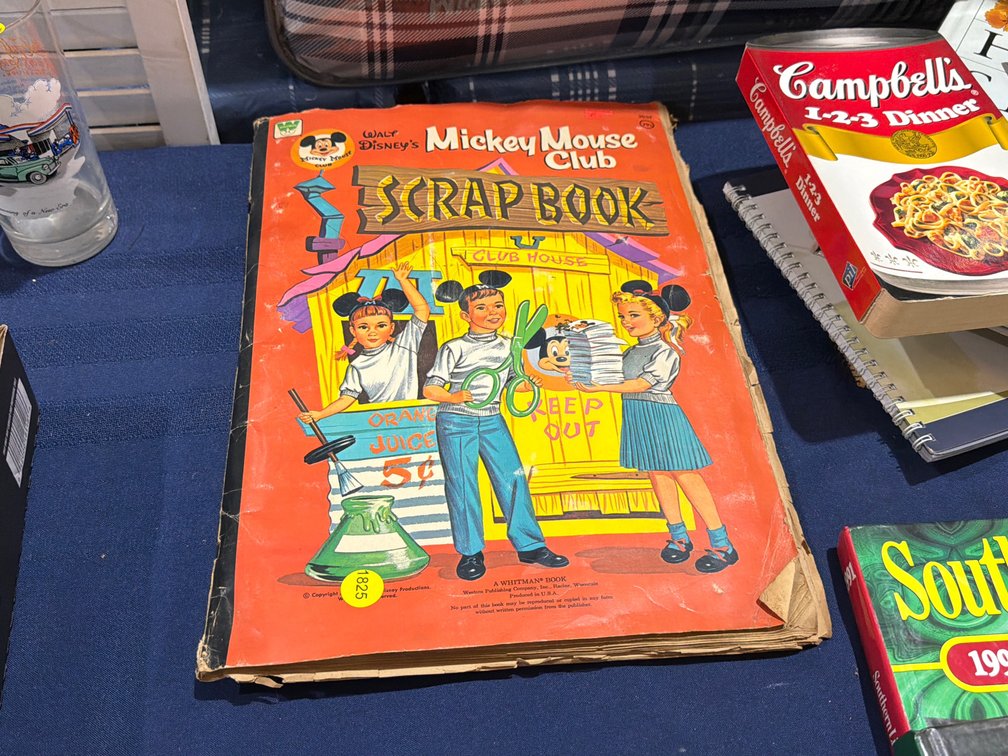 MICKEY MOUSE CLUB SCRAPBOOK