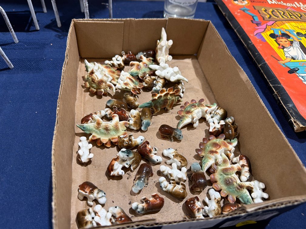 CERAMIC DINOSAUR FIGURINES