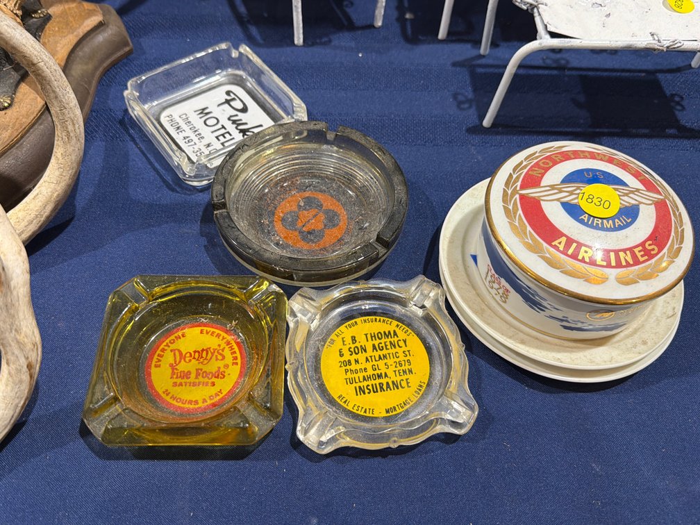 VARIOUS ASHTRAYS
