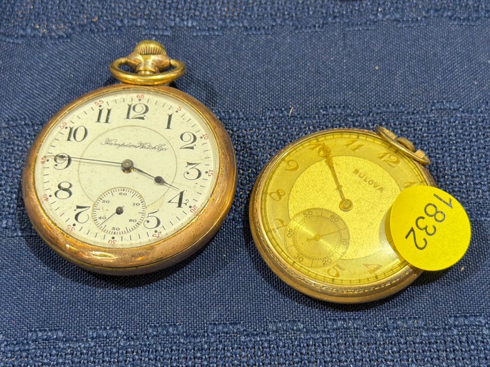 (2) POCKET WATCHES