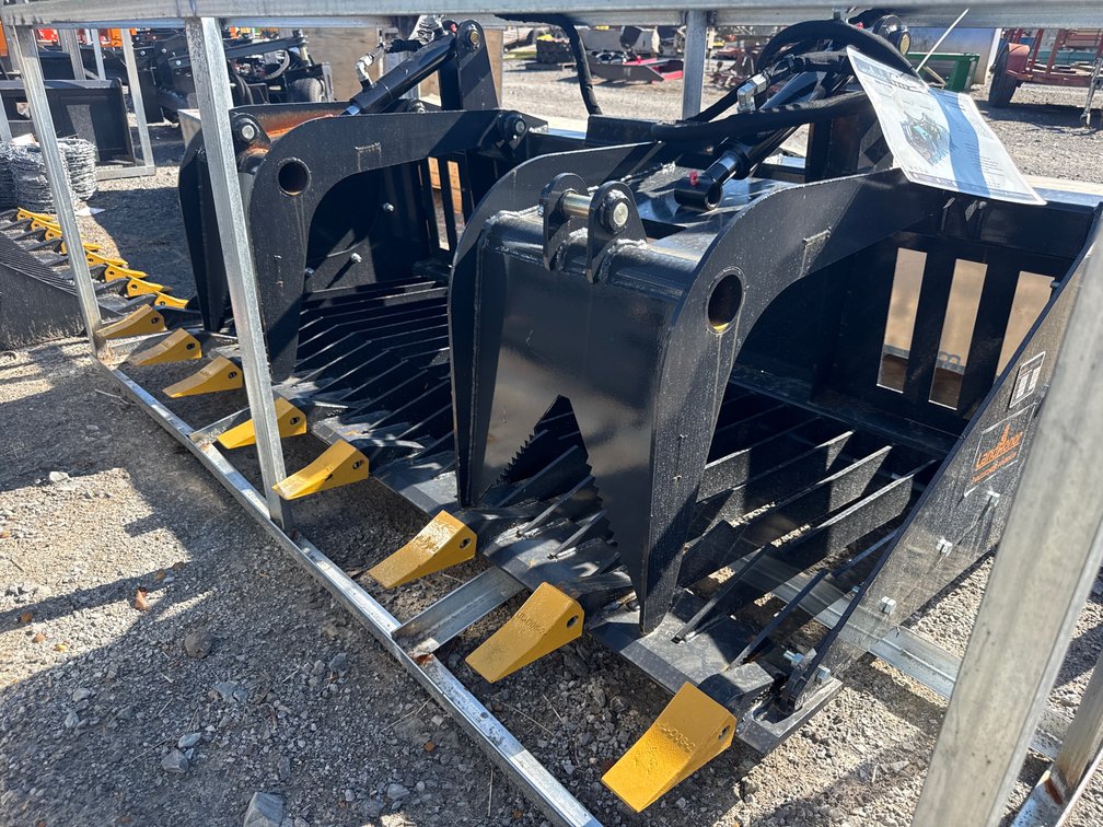 72” SKID STEER ROCK BUCKET GRAPPLE