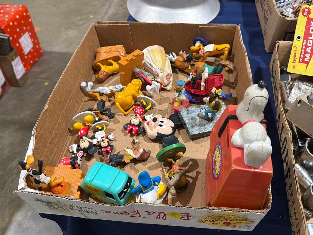 VARIOUS FIGURES- MICKEY MOUSE, LION KING, DAFFY DUCK, ETC.