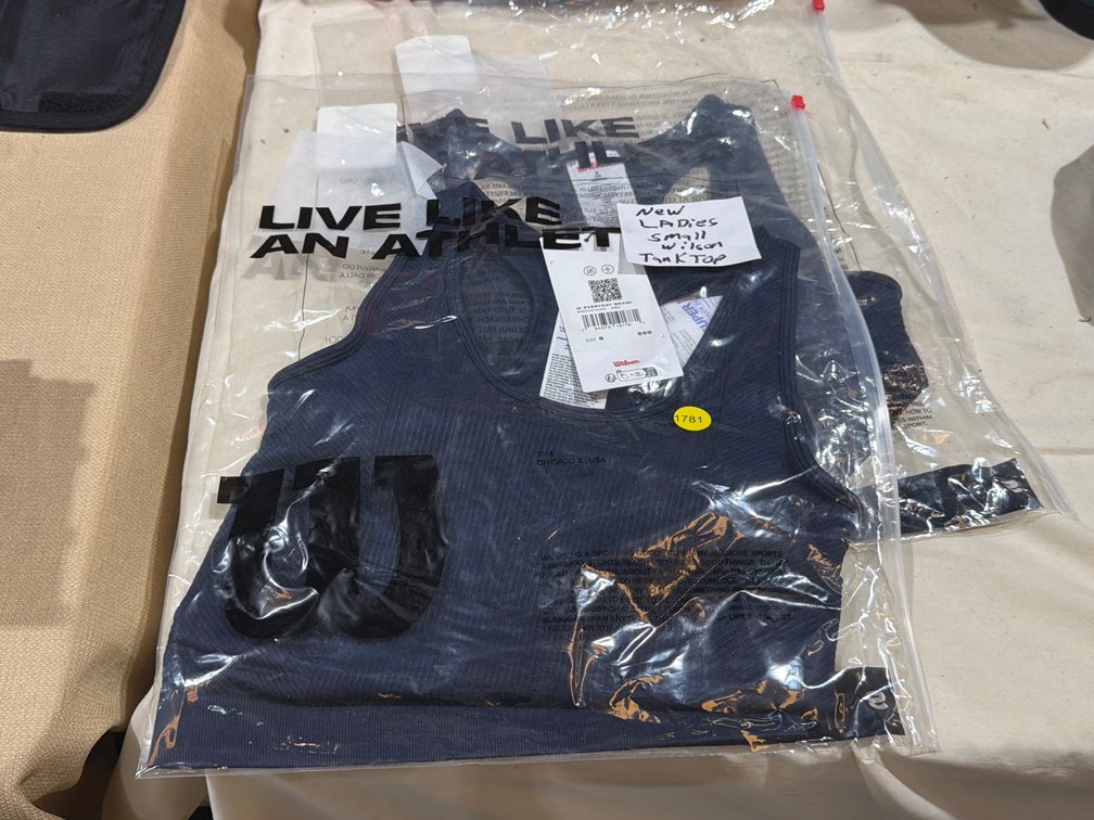 LAIDES SMALL WILSON TANK TOPS