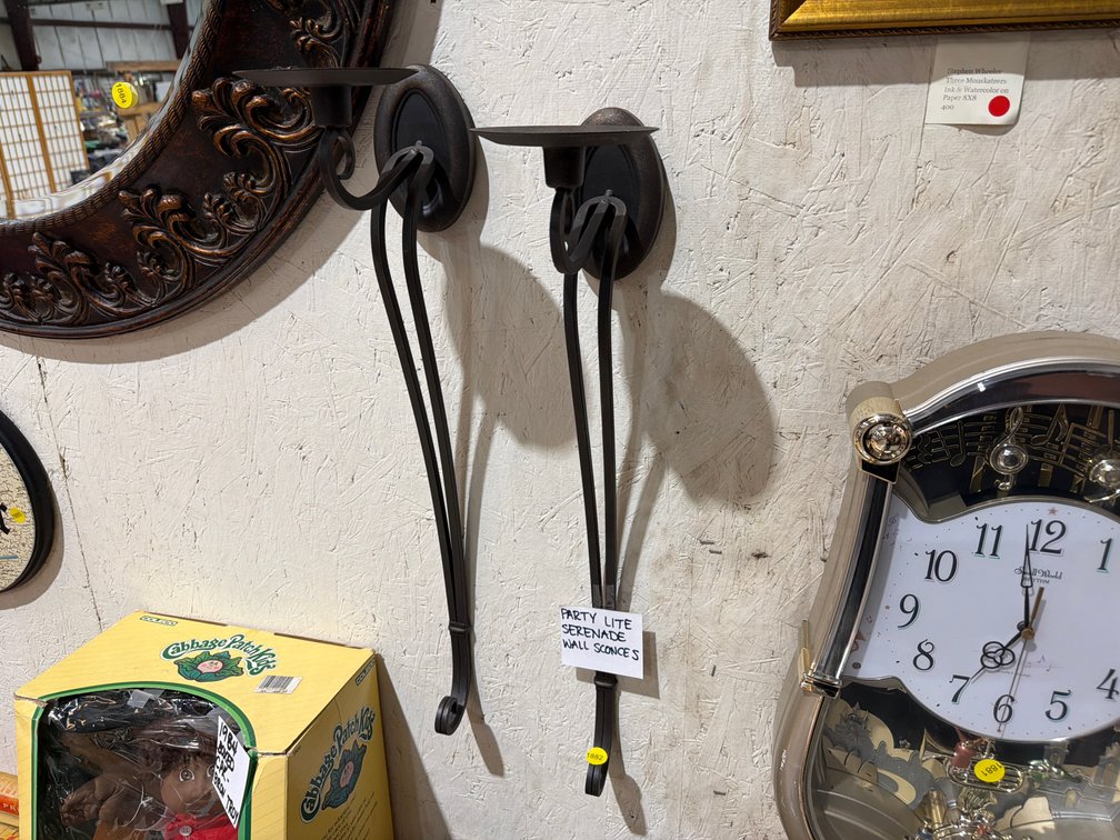 PARTY LITE SERENADE WALL SCONCES
