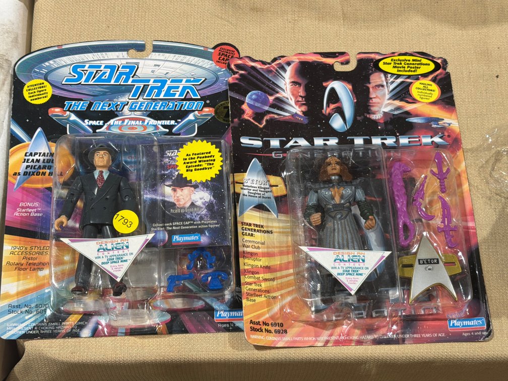TWO STAR TREK FIGURES