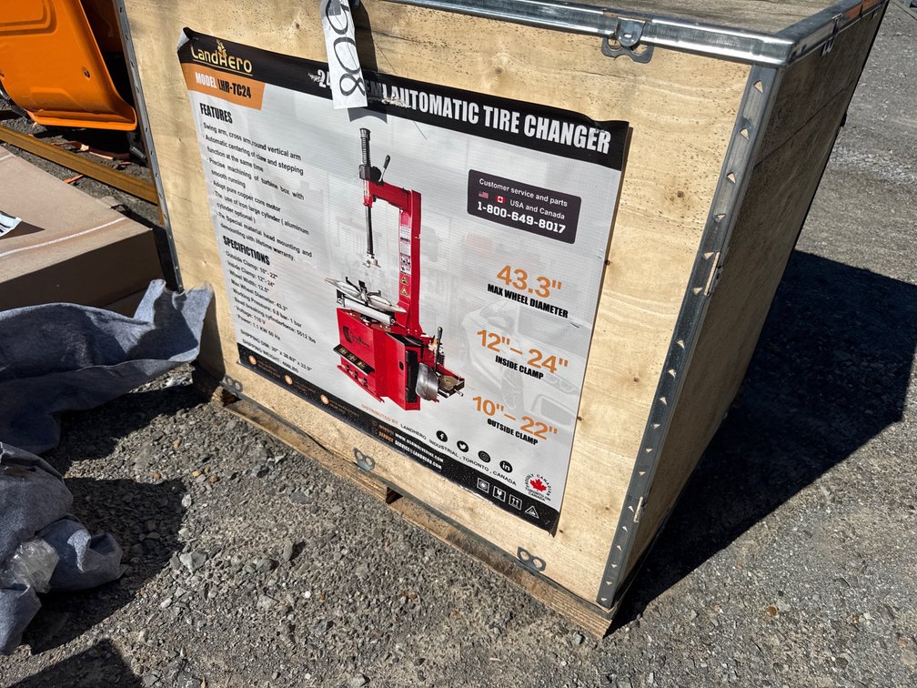 24” SEMI AUTOMATIC TIRE CHANGER