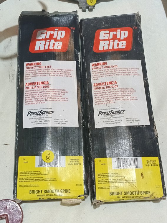 (2) PACKS GRIP RITE STAKE SCREWS