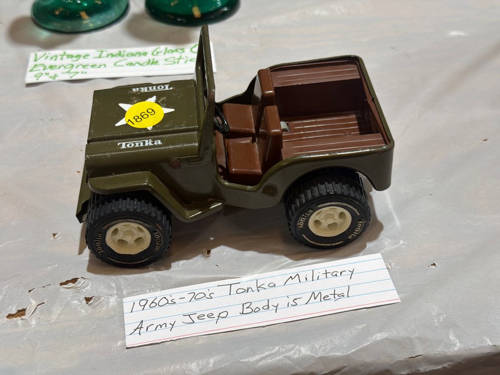 1960-70S TONKA MILITARY ARMY JEEP
