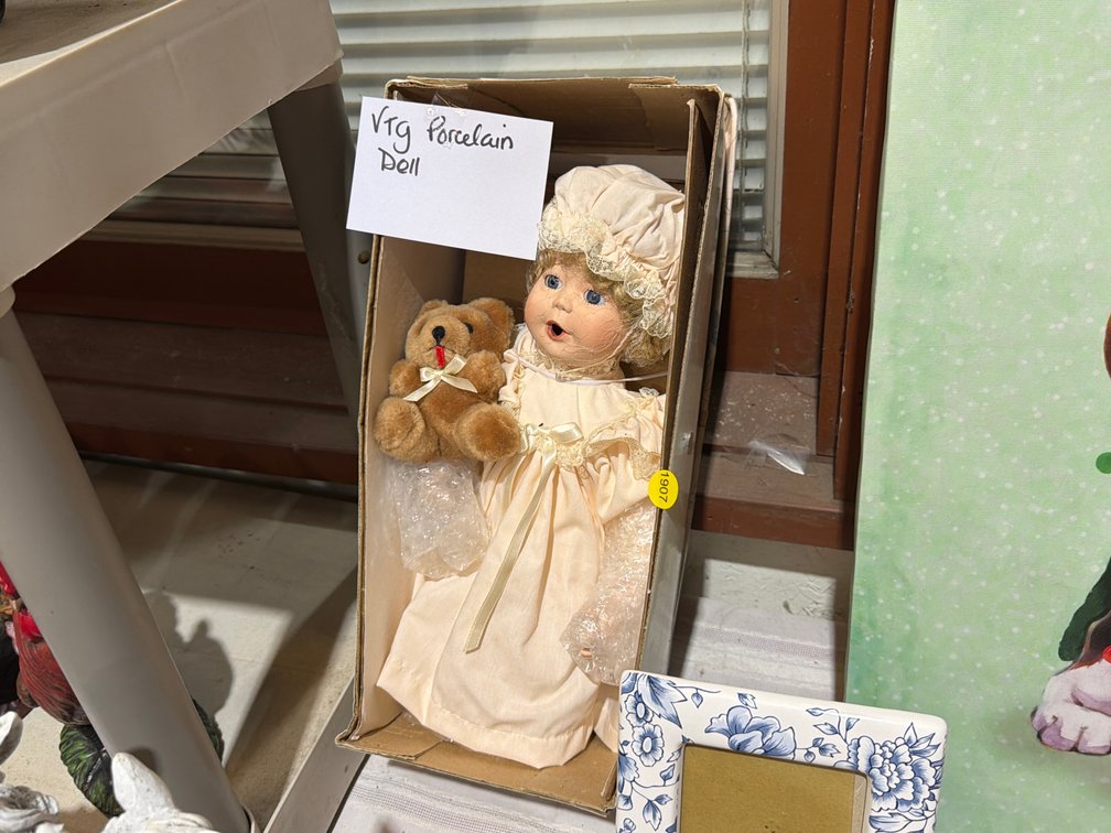 VINTAGE PORCELAIN DOLL