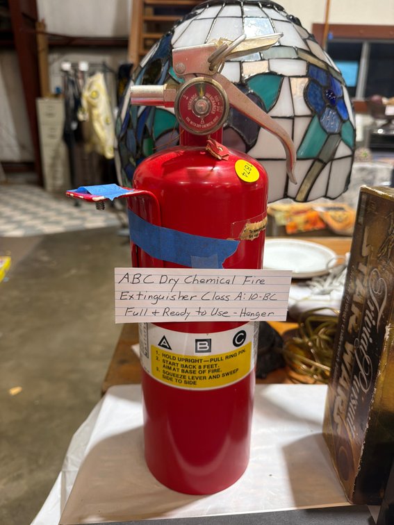 ABC DRY CHEMICAL FIRE EXTINGUISHER