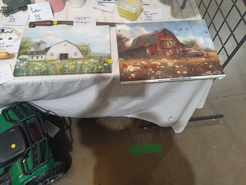 (2) BARN PRINTS