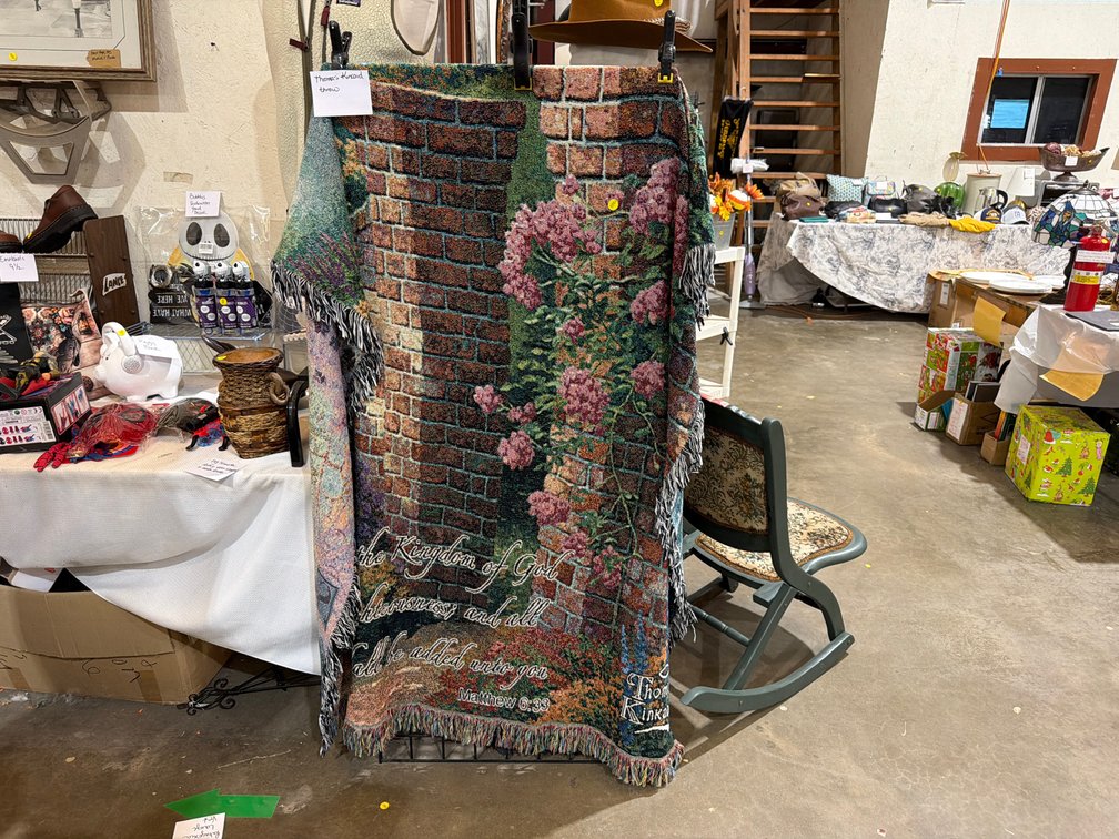 THOMAS KINKADE THROW
